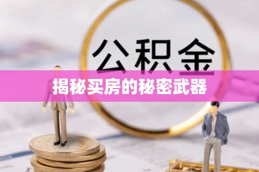 三民揭秘买房的秘密武器
