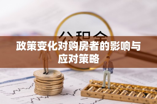 三民政策变化对购房者的影响与应对策略